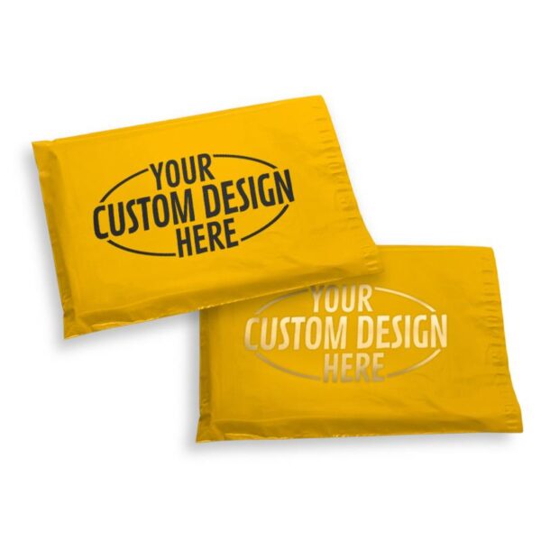 Yellow Color Courier Bag - Image 2
